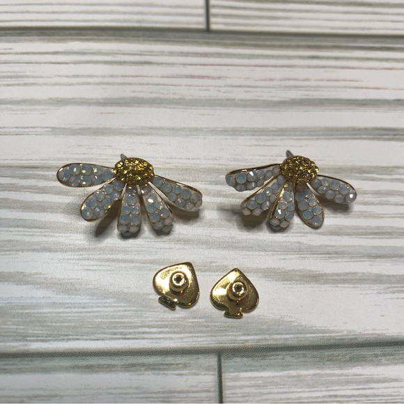 KATE SPADE DAZZLING DAISY STATEMENT STUD EARRINGS